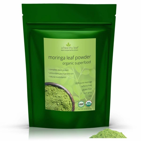 Certified Organic Moringa Powder 8oz